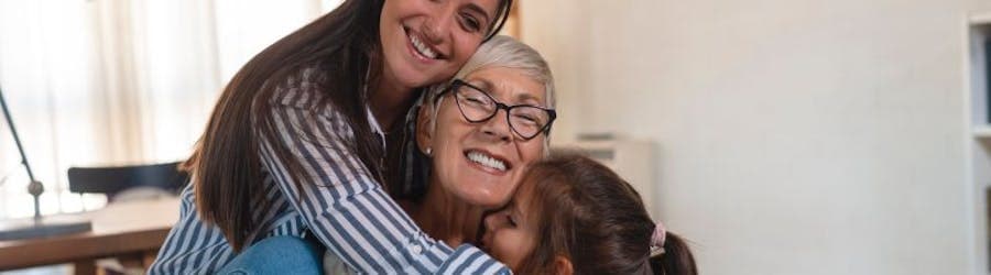 Photo of three female generations