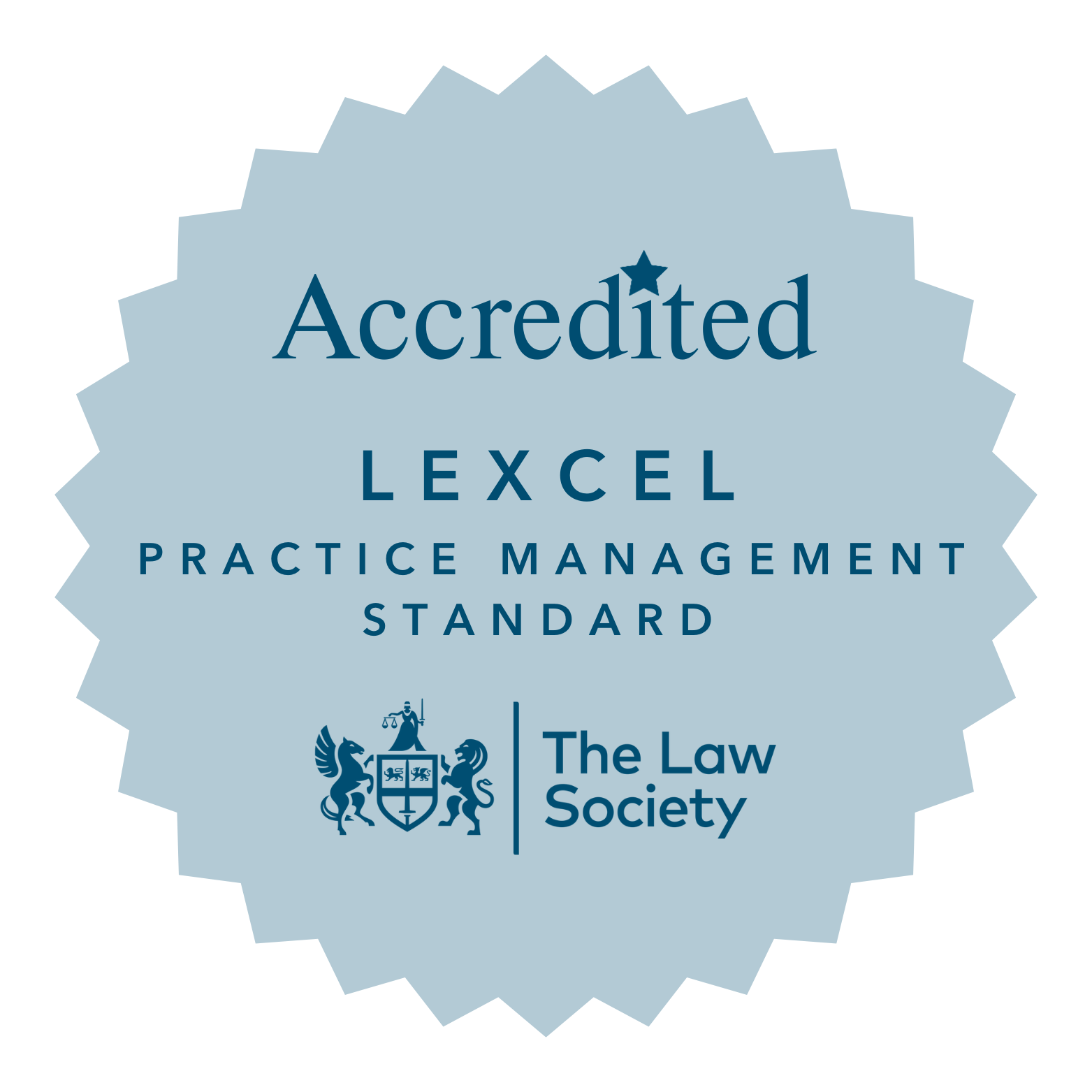 Accredited Lexcel Practice Management Standard Logo