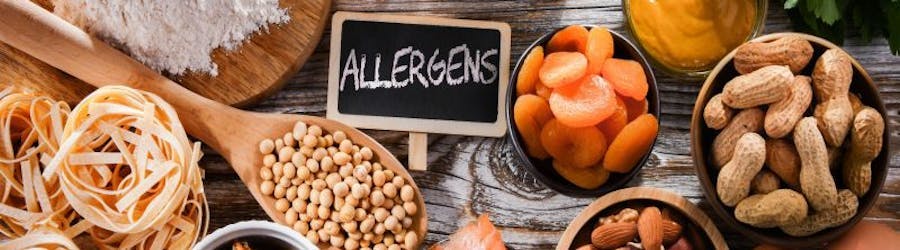 Photo of food allergens