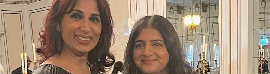 Photo of Razia Jogi with Sana Mahmood