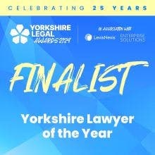 Yorkshire Lawyer of the Year Finalist 2024