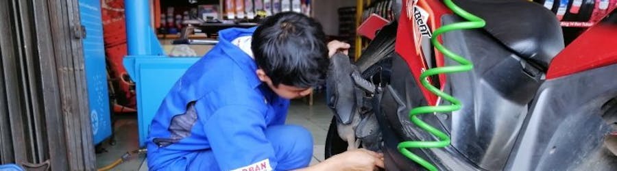 young car mechanic